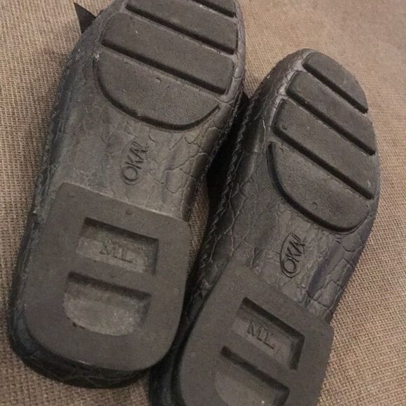 OKA b. Black Bow Slides - Size M/L (8.5-9.5) - Picture 8 of 8